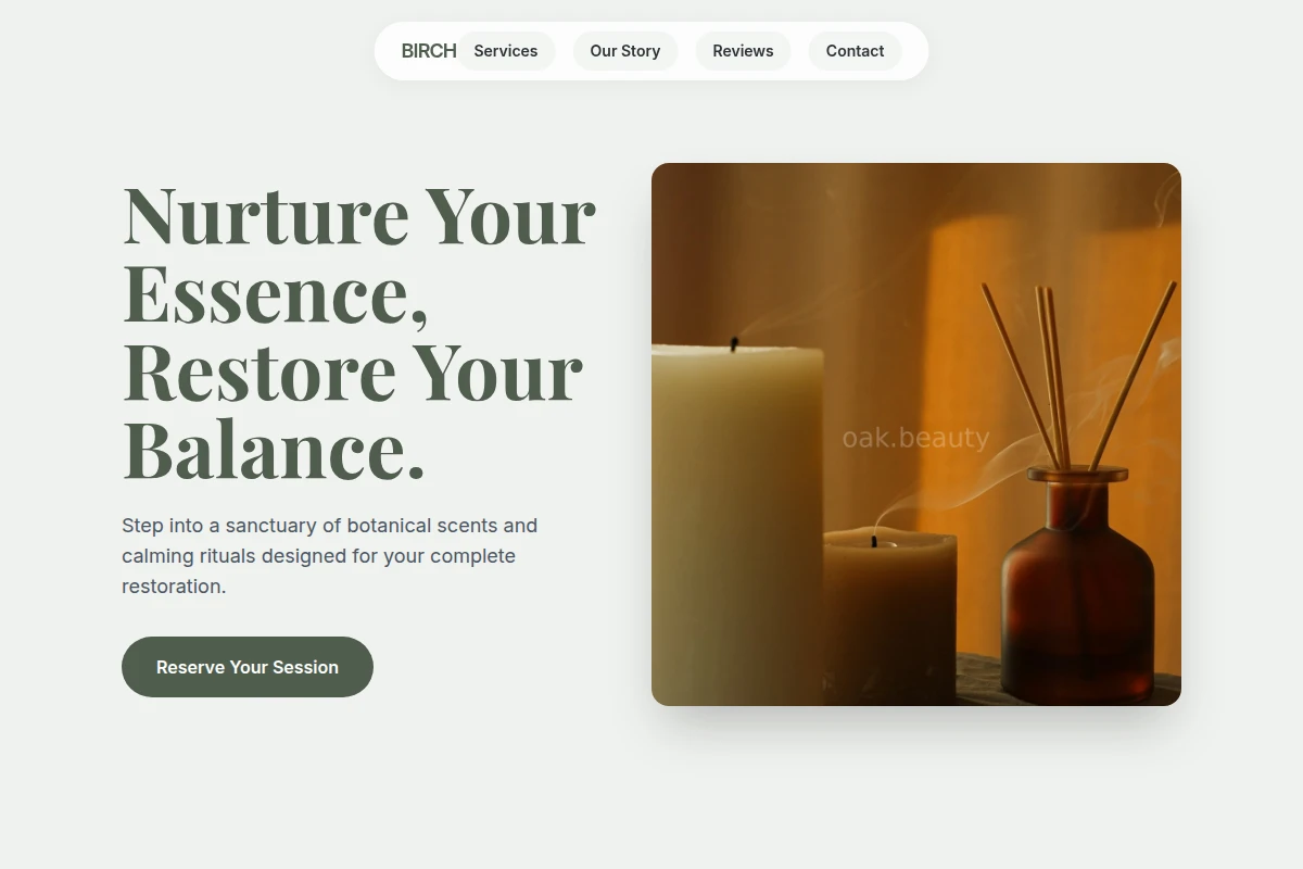 Birch Aromatherapy Wellness Parlor
